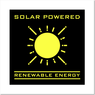 Solar Powered Posters and Art